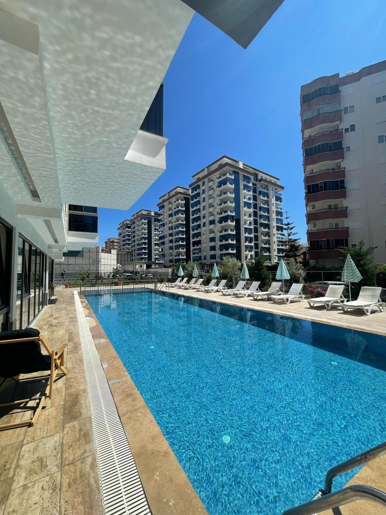 Sa Apartments! 1Bd Flat 300M To The Beach Alanya Eksteriør bilde